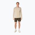 Pánské běžecké tričko Longsleeve ASICS Road Seamless LS cream  2