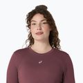 Dámské běžecké tričko Longsleeve ASICS Road Seamless LS dark currant/port royal  4