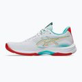 Dámské volejbalové boty ASICS Netburner Ballistic FF 4 white/sea black 9