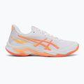 Dámské volejbalové boty ASICS Netburner Ballistic FF 4 white/vivid coral 2