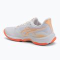 Dámské volejbalové boty ASICS Netburner Ballistic FF 4 white/vivid coral 3