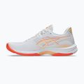 Dámské volejbalové boty ASICS Netburner Ballistic FF 4 white/vivid coral 9