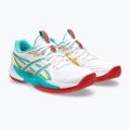 Dámské volejbalové boty ASICS Powerbreak FF white/sea glass 10