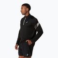 Pánské běžecké tričko Longsleeve Asics Icon LS 1/2 Zip performance black/cream 4
