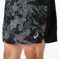 Pánské běžecké šortky ASICS Fujitrail All Over Print 5IN performance black/carbon/cream 7
