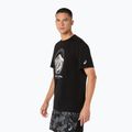 Pánské běžecké tričko Asics Fujitrail Logo Ss Top Performance Black/Cream/Carbon 4