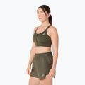 Sportovní podprsenka ASICS Road Combination Zip dark olive 4