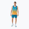 Pánské běžecké tílko ASICS Road Fade Singlet aegean blue/yamabuki 2