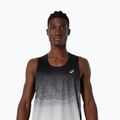 Pánské běžecké tílko ASICS Road Fade Singlet performance black/cream 4