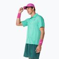 Pánské tenisové triko ASICS Match Jacquard Polo aurora green 5