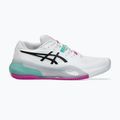 Pánské tenisové boty ASICS Gel-Resolution X Clay white/aurora green 8