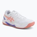 Dámské padelové boty ASICS Gel-Dedicate 8 Padel W white/guava