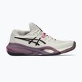 Dámské tenisové boty ASICS Gel-Resolution X Clay soft oat/dark aubergine