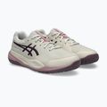 Dětské tenisové boty ASICS Gel-Resolution X GS soft oat/dark aubergine
