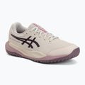 Dětské tenisové boty ASICS Gel-Resolution X GS soft oat/dark aubergine