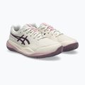 Dětské tenisové boty ASICS Gel-Resolution X GS Clay soft oat/dark aubergine