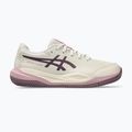 Dětské tenisové boty ASICS Gel-Resolution X GS Clay soft oat/dark aubergine 2