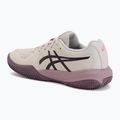 Dětské tenisové boty ASICS Gel-Resolution X GS Clay soft oat/dark aubergine 3