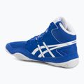 Zápasnické boty ASICS Snapdown 4 neon blue/white 3
