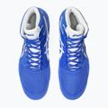 Zápasnické boty ASICS Snapdown 4 neon blue/white 7