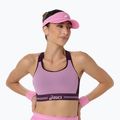 Sportovní podprsenka ASICS Game Compression Bra Dark Aubergine/Bubblegum