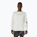 Pánské běžecké tričko Longsleeve Asics Fujitrail Logo Ls Top Cream