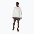 Pánské běžecké tričko Longsleeve Asics Fujitrail Logo Ls Top Cream 2