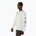 Pánské běžecké tričko Longsleeve Asics Fujitrail Logo Ls Top Cream 4