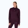 Dámská běžecká mikina ASICS Nagino Run Winter Hoodie dark aubergine