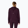 Dámská běžecká mikina ASICS Nagino Run Winter Hoodie dark aubergine 3