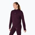 Dámská běžecká mikina ASICS Nagino Run Winter Hoodie dark aubergine 4