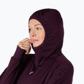 Dámská běžecká mikina ASICS Nagino Run Winter Hoodie dark aubergine 6