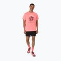 Pánské běžecké tričko Asics Fujitrail Logo Ss Top Sun Coral 2