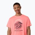 Pánské běžecké tričko Asics Fujitrail Logo Ss Top Sun Coral 5