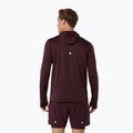 Pánská běžecká mikina ASICS Road Winter Ls Hoodie dark currant 3