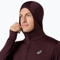 Pánská běžecká mikina ASICS Road Winter Ls Hoodie dark currant 6