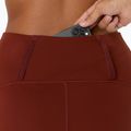 Dámské běžecké legíny ASICS Road Winter High Waist singed red 6
