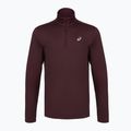 Pánská běžecká mikina ASICS Core Ls 1/2 Zip Winter Top dark currant