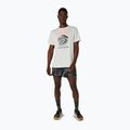 Pánské běžecké tričko Asics Fujitrail Logo Ss Top Cream 2