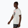 Pánské běžecké tričko Asics Fujitrail Logo Ss Top Cream 4