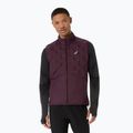 Pánská běžecká vesta Asics Road Winter Gilet dark currant