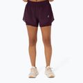 Dámské běžecké šortky ASICS Nagino Run 2-N-1 dark aubergine