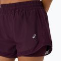 Dámské běžecké šortky ASICS Nagino Run 2-N-1 dark aubergine 5