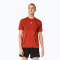 Pánské běžecké tričko ASICS Road Seamless Top singed red