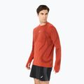 Pánské běžecké tričko Longsleeve ASICS Road Seamless Top singed red 3