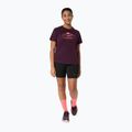 Dámské běžecké tričko Asics Fujitrail Logo Ss Top Dark Aubergine 2
