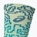 Ponožky ASICS Performance Run Crew illuminate yellow/foggy teal 3
