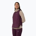 Dámská běžecká vesta Asics Nagino Run Padded Gilet dark aubergine