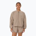 Dámská běžecká bunda  ASICS Nagino Run Adjustable Jacket greige