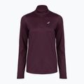 Dámské běžecké Longsleeve ASICS Core 1/2 Zip Winter Top dark aubergine